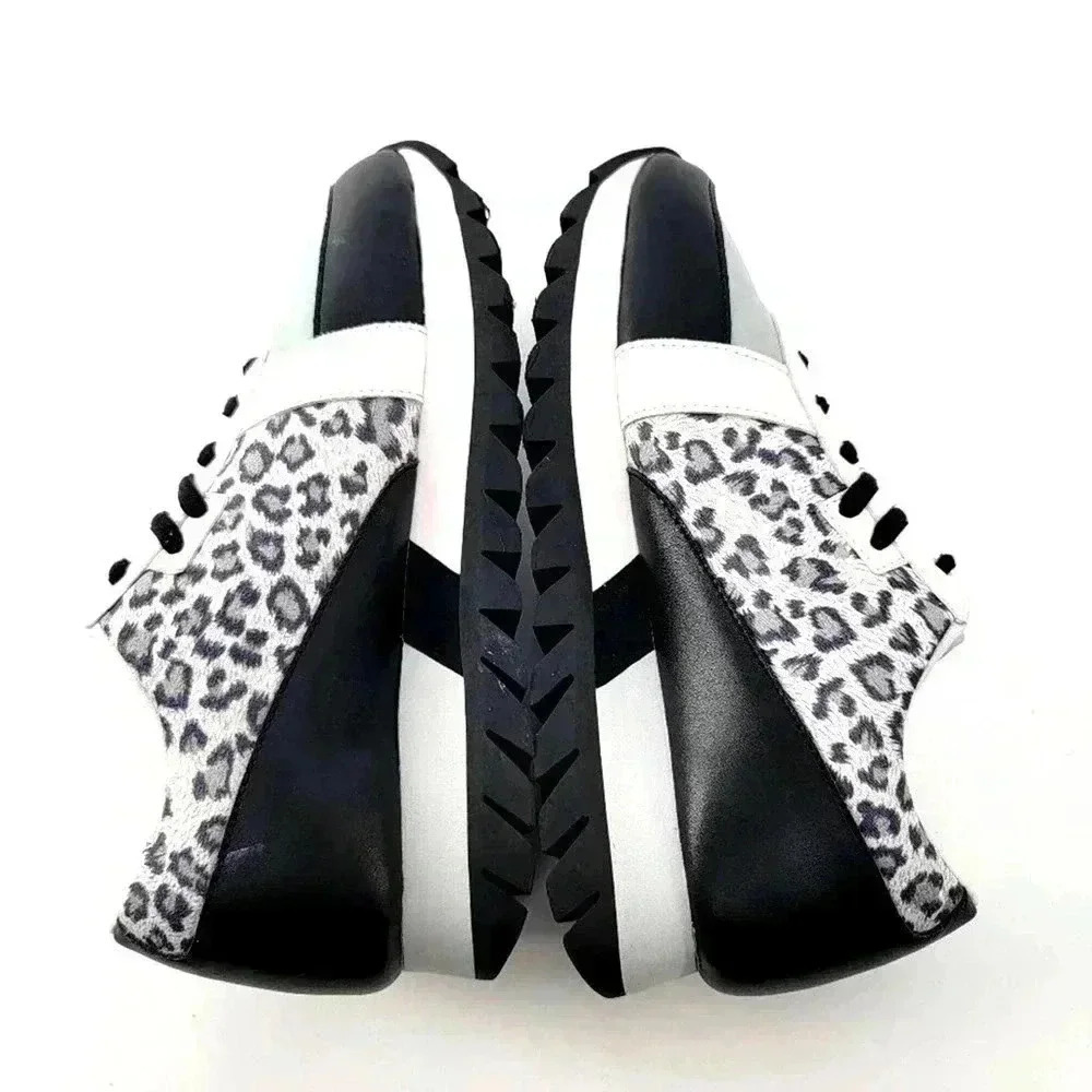 Not Rated Chunky Platform Sneakers - Leopard Cheetah Print - 9.5 - Picture 4 of 10